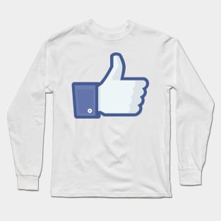 Facebook Like button Long Sleeve T-Shirt